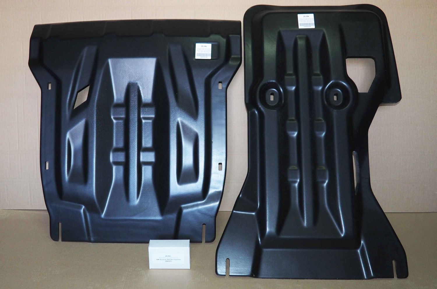 Защита композитная АВС-Дизайн для картера, КПП и РК Volkswagen Touareg II 2010-2018. Артикул 26.04k