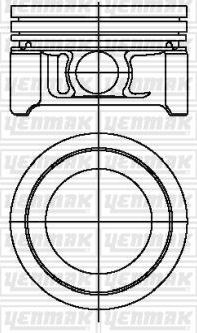 Поршень Yenmak для Smart Fortwo I (W450) 2003-2007. Артикул 31-04698-000