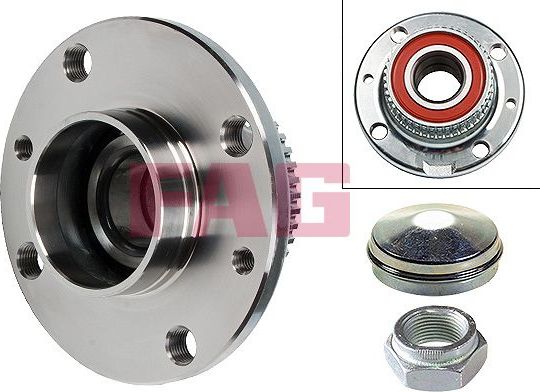 Ступичный подшипник (комплект) Fag задний для Fiat Marea 1996-1998. Артикул 713 6905 50