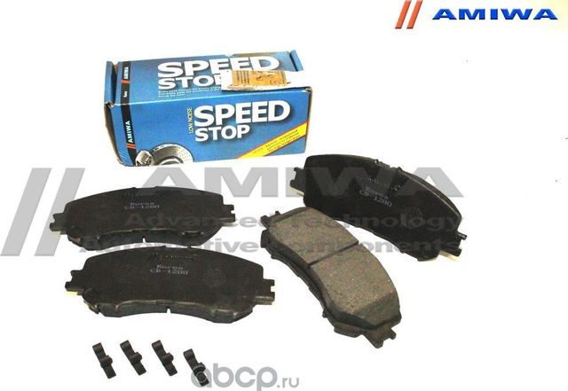 Колодки передние CD1280 (Amiwa). Артикул CD1280