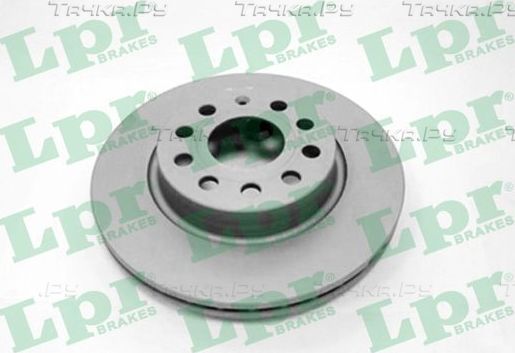Тормозной диск LPR TOTAL COATED передний для Volkswagen Golf Plus I 2005-2013. Артикул A1001VR