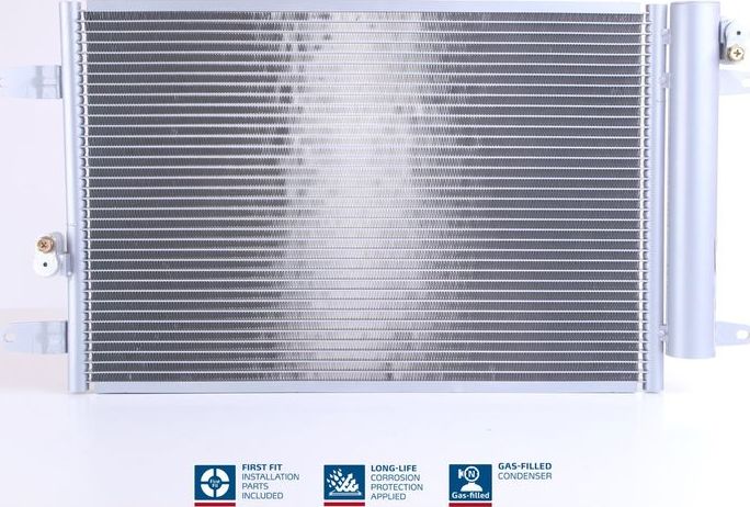 Радиатор кондиционера (конденсатор) Nissens (алюминий). Артикул 94575