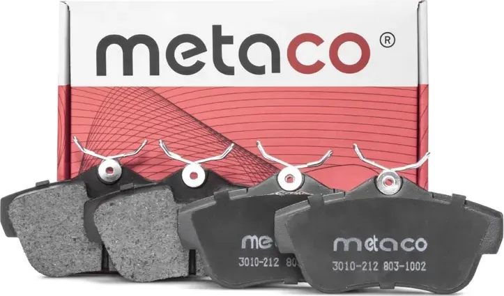 Колодки тормозные задние дисковые к-кт (Metaco). Артикул 3010212
