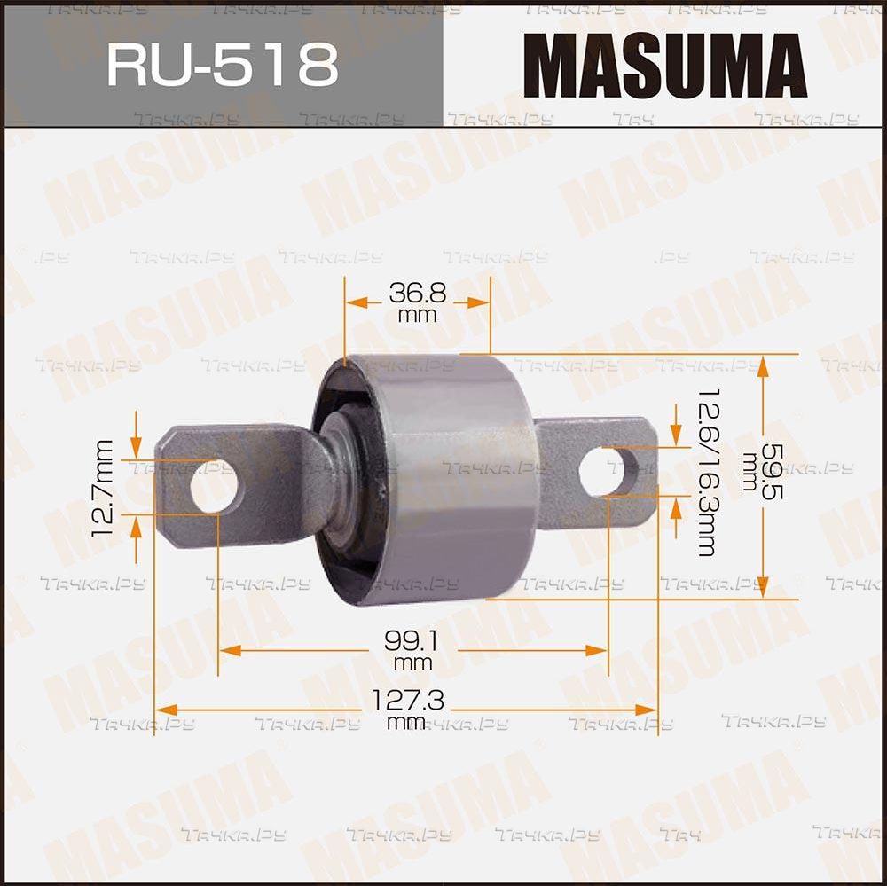 Сайлентблок переднего рычага подвески Masuma. Артикул RU-518