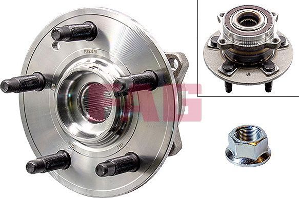 Ступичный подшипник (комплект) Fag передний/задний для Tesla Model S I 2012-2026. Артикул 713 6980 10