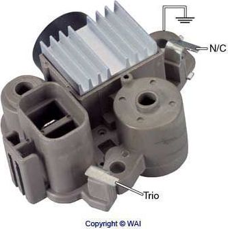 Реле-регулятор напряжения генератора WAI. Артикул IY028