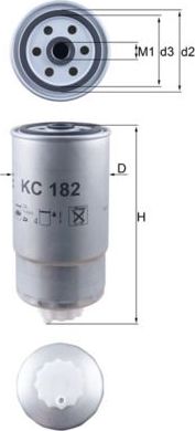 Топливный фильтр Mahle. Артикул KC 182