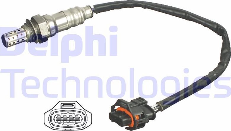 Лямбда-зонд (кислородный датчик) Delphi. Артикул ES20427-12B1