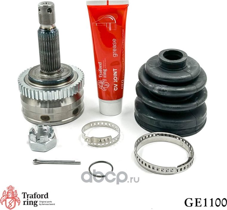 ШРУС НАРУЖНЫЙ, HYUNDAI SONATA 05- 2.0I2.4I ABS (Traford Ring). Артикул GE1100