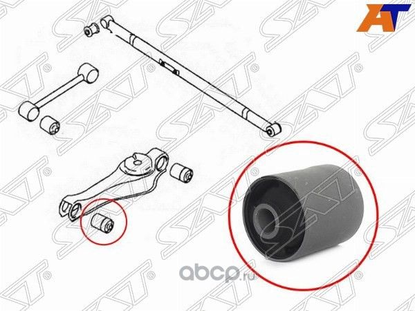 САЙЛЕНТБЛОК ЗАДНЕГО НИЖНЕГО ПРОДОЛЬНОГО РЫЧАГА ПЕР (SAT). Артикул STMB951813