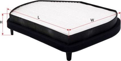 Салонный фильтр Sakura. Артикул CA-1902