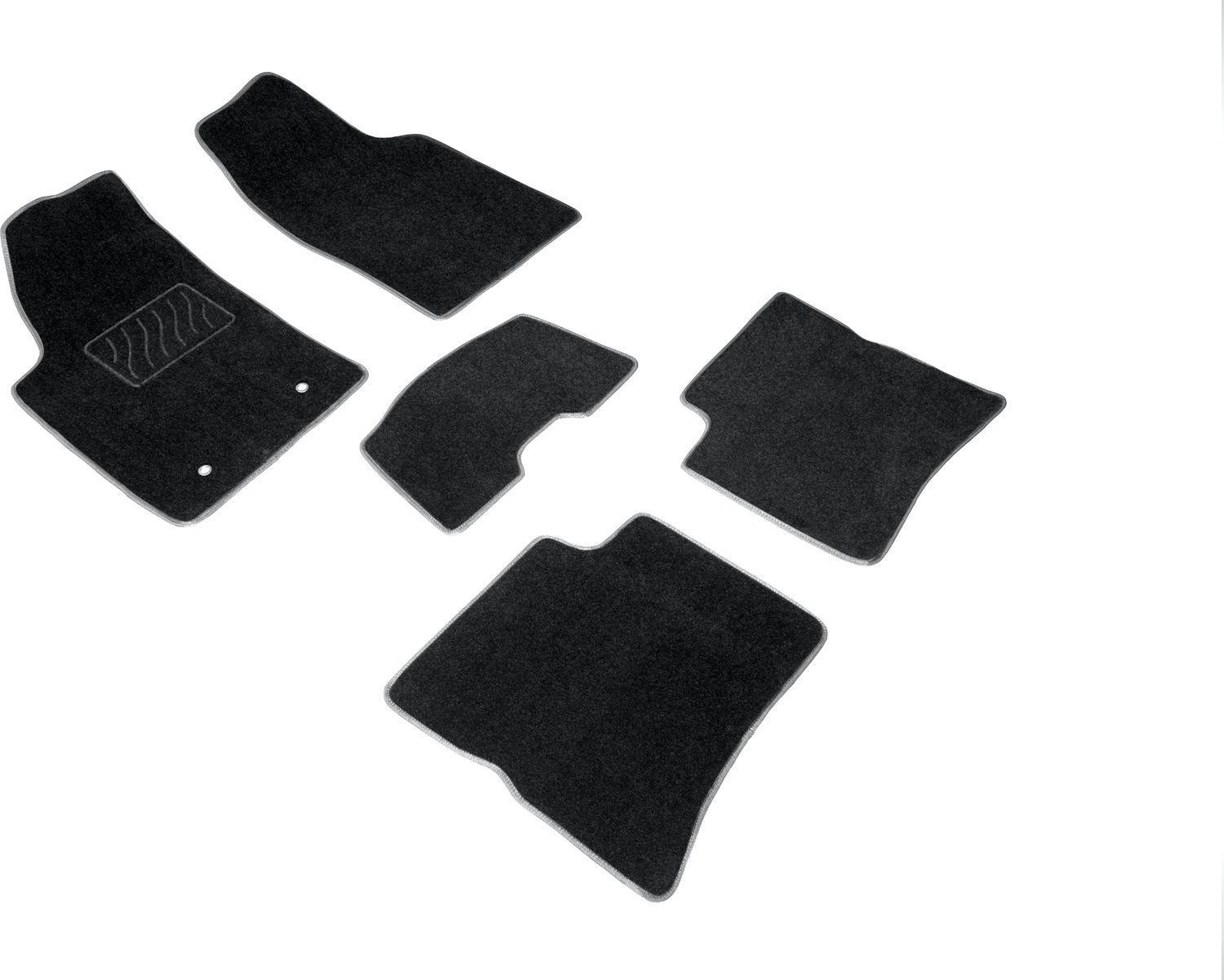 Коврики текстильные Seintex на нескользящей основе (2 шт.) для салона Dongfeng H30 5-дв. 2014-2026. Артикул 85555