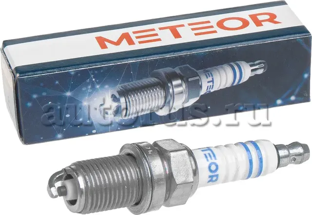 Свеча зажигания blue line (FR7DC+)(BOSCH 0242235666) никель-иттрий (Meteor) Meteor. Артикул sa208