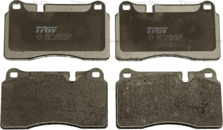 Тормозные колодки TRW COTEC передние для Land Rover Range Rover III 2005-2012. Артикул GDB1743