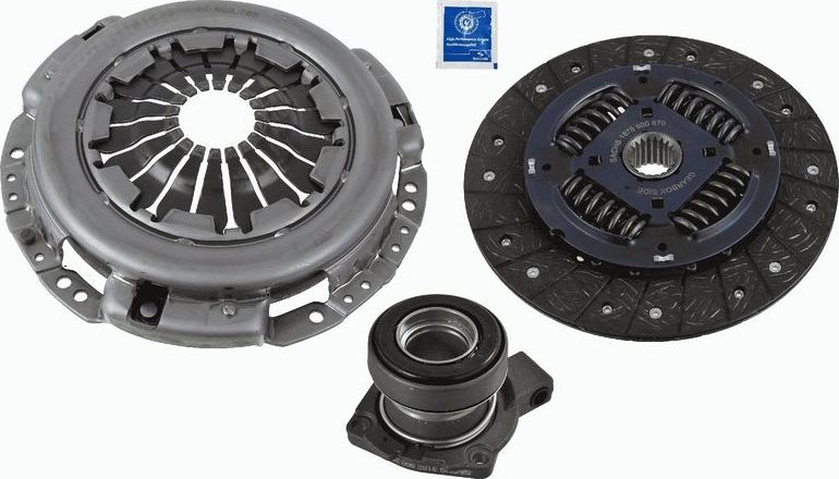 Сцепление (комплект) SACHS Kit plus CSC. Артикул 3000 990 263