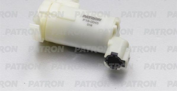 Насос омывателя лобового стекла Patron. Артикул P19-0045