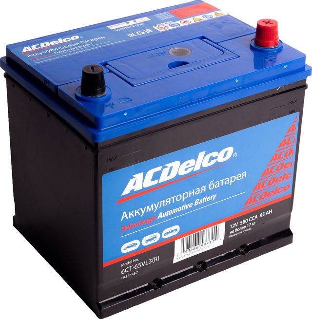 Аккумулятор ACDelco для TATA Indica I 2003-2008. Артикул 19375457
