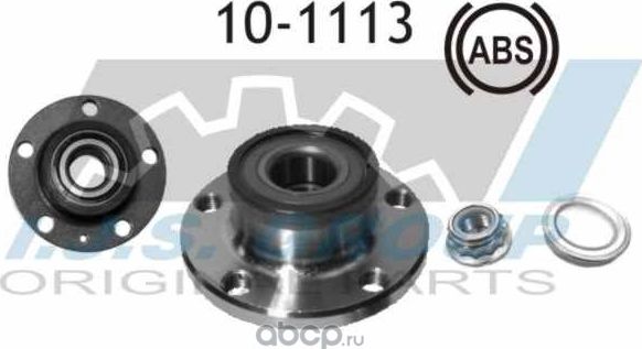 10-1113_к-кт подшипника ступицы! задней в сборе со ступицей/ Audi A2, VW Polo 1. (IJS). Артикул 101113