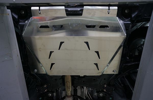 Защита алюминиевая АВС-Дизайн для картера и КПП Mazda CX-7 2007-2013. Артикул 12.08ABC