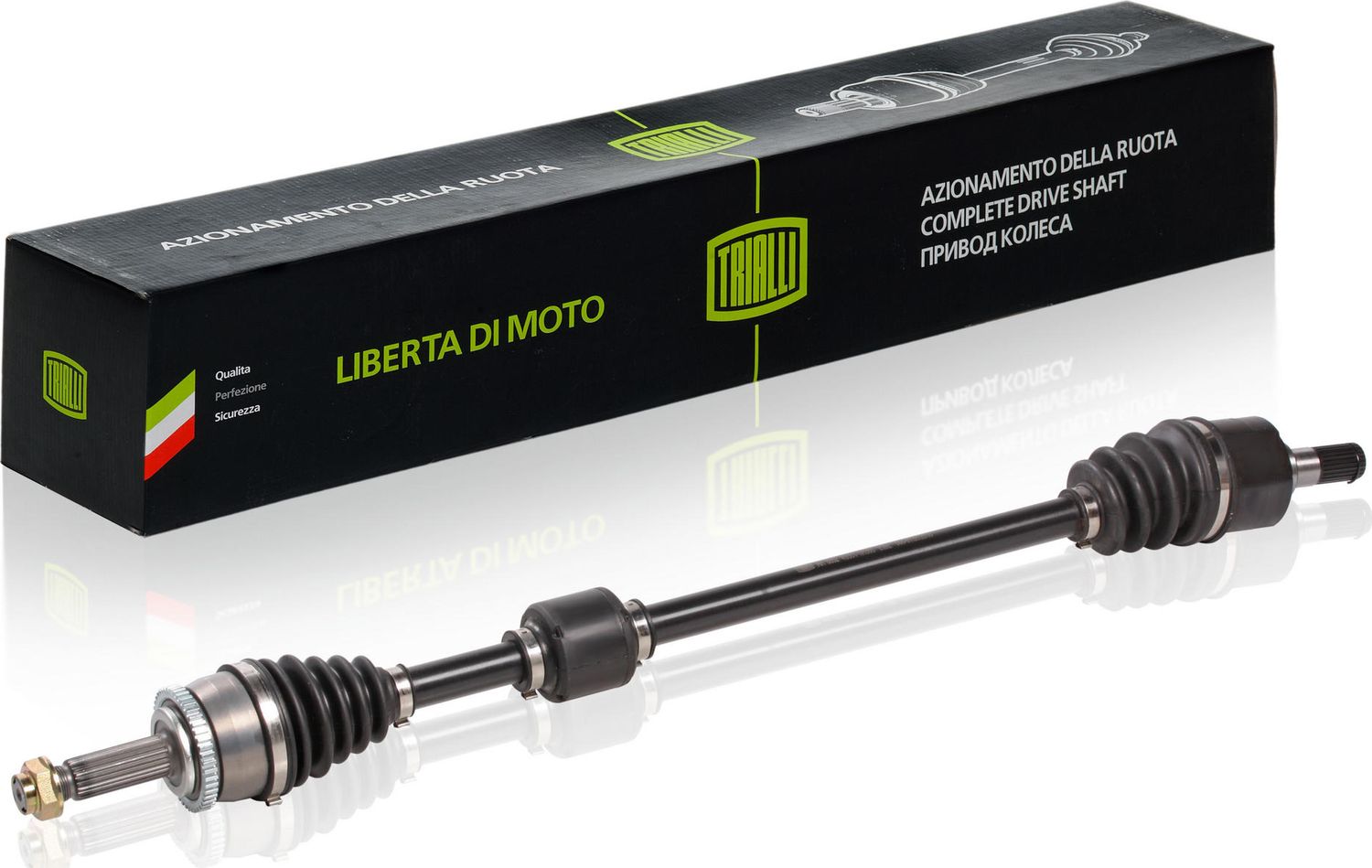 Полуось (привод в сборе, приводной вал) Trialli. Артикул AR 0802