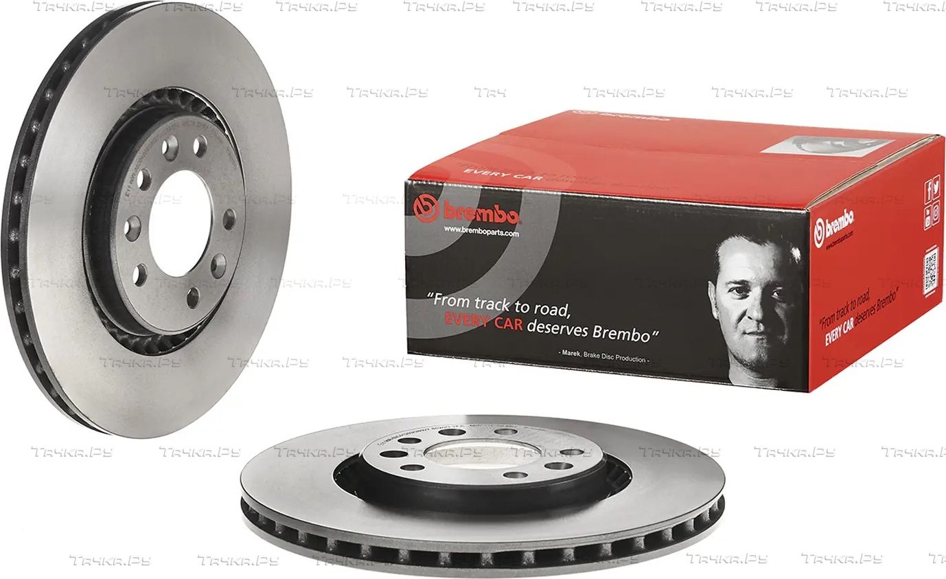 Тормозной диск Brembo PRIME LINE - UV Coated задний для Toyota ProAce II 2016-2026. Артикул 09.D420.11