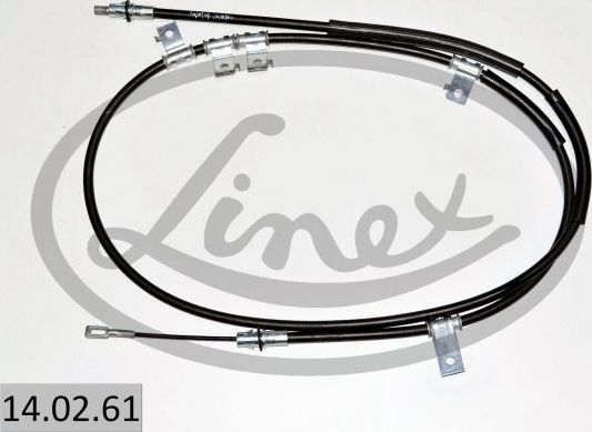 Трос ручника (тросик ручного тормоза) Linex правый для Fiat Freemont 2011-2016. Артикул 14.02.61