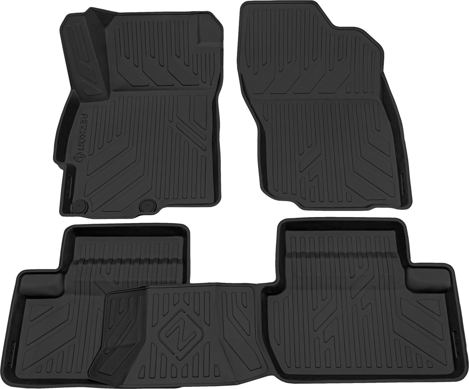 Коврики полиуретановые Rezkon для салона Mitsubishi Lancer 10 2007-2015. Артикул 0524010200