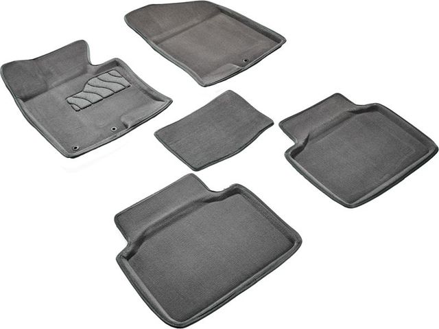 Коврики Seintex 3D ворсовые для салона Kia Optima III 2010-2013 СЕРЫЕ. Артикул 99251
