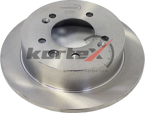 Диск тормозной HYUNDAI ELANTRA 06- зад.(d=262mm) (Kortex). Артикул KD0089