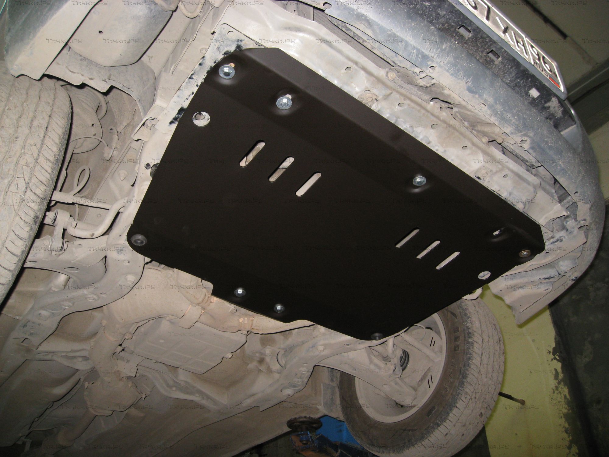 Защита Alfeco для картера Subaru Impreza II GD, GG правый руль 2000-2007. Артикул ALF.22.30