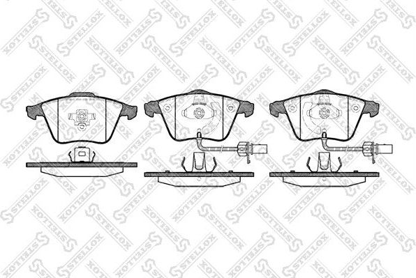 Тормозные колодки Stellox. Артикул 975 012-SX