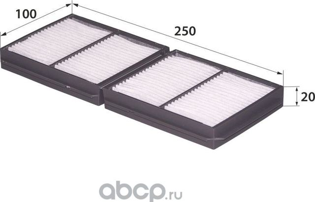 ФИЛЬТР САЛОНА (К-Т 2 ШТ.) (JD) (RB-Exide). Артикул AC017