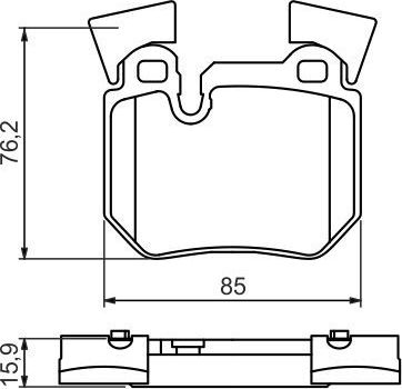 Тормозные колодки Bosch. Артикул 0 986 494 421