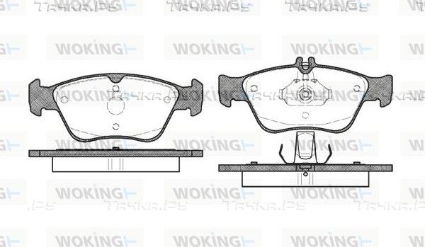 Тормозные колодки Woking. Артикул P4863.00