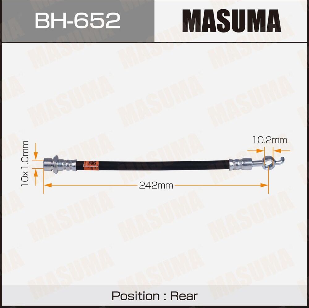 Тормозной шланг Masuma. Артикул BH-652
