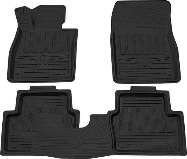 Коврики Rezkon резиновые для салона Mazda 3 III 2013-2026. Артикул 1023010200