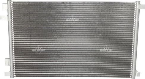 Радиатор кондиционера (конденсатор) NRF (алюминий). Артикул 35449
