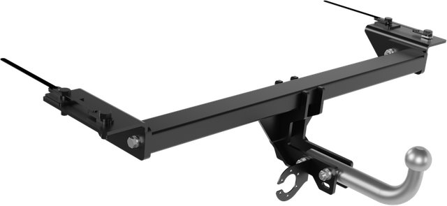Фаркоп PT Group с крашеной балкой и оцинкованным крюком для Jetour Dashing 2023-2026. Артикул JDA-23-991528.00Black