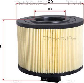 Воздушный фильтр Sakura для BMW 1 I (E81/E82/E87/E88) 2005-2011. Артикул A-30160
