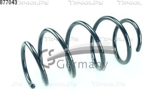Пружина подвески CS-Germany передняя для Renault Scenic III 2009-2016. Артикул 14.877.043