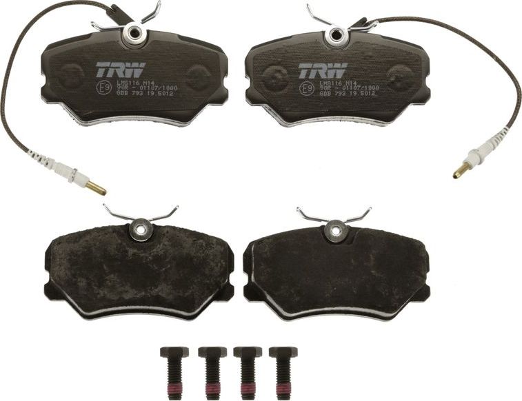 Тормозные колодки TRW COTEC. Артикул GDB793