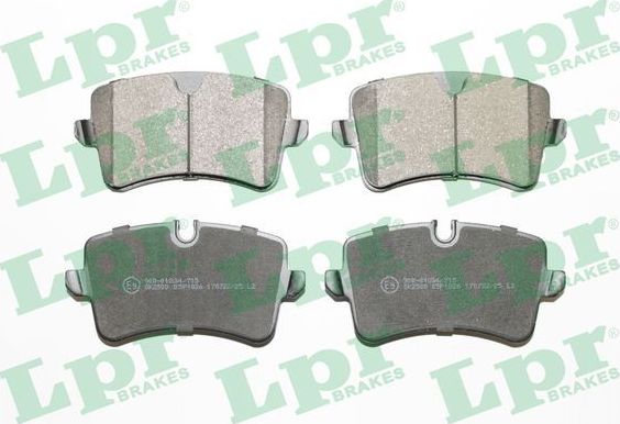 Тормозные колодки LPR. Артикул 05P1826