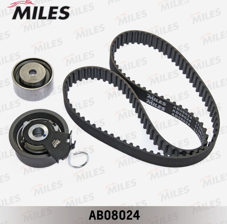 Ремень ГРМ с роликами (комплект) Miles. Артикул AB08024