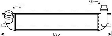 Интеркулер AVA для Renault Latitude I 2010-2015. Артикул RTA4462