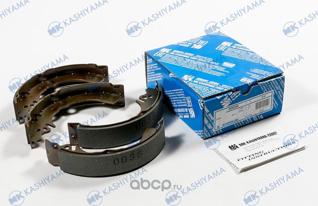 Тормозные колодки барабанные DAIHATSU/TOYOTA HIJET/SIRION 86- задн. (MK Kashiyama) MK Kashiyama. Артикул K0036
