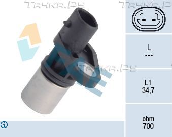 Датчик положения коленвала FAE для Opel Signum I 2003-2008. Артикул 79205
