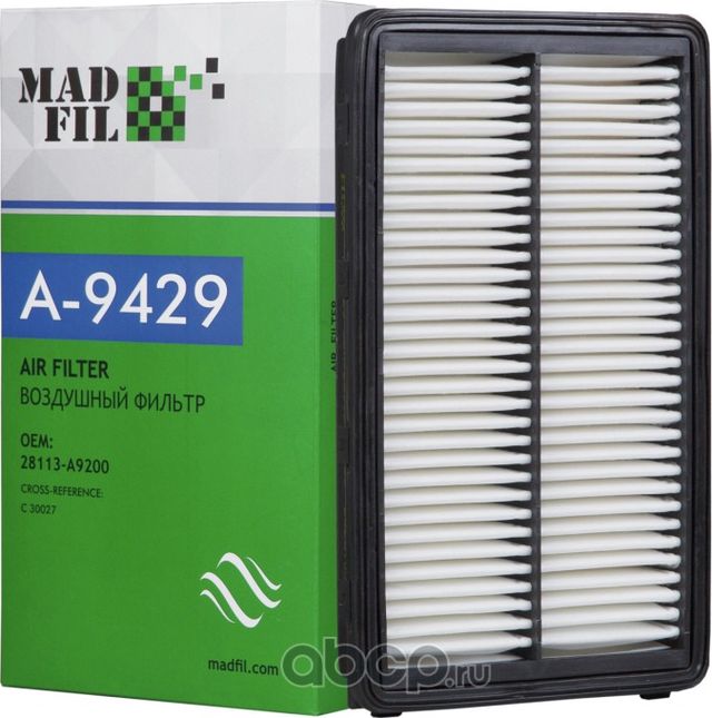 A-9429 Фильтр воздушный (28113-A9200) (Madfil). Артикул A9429
