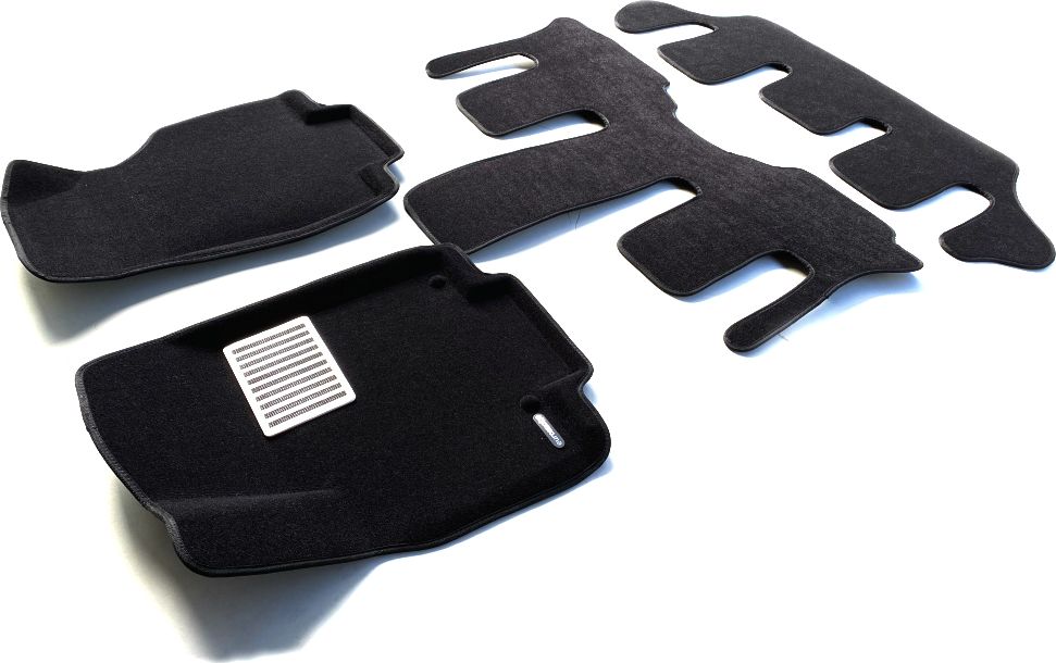 Коврики текстильные Euromat 3D Lux для салона GAC GN 325T (3 ряд) 2020-2026. Артикул EM3D-001430