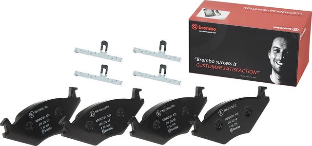 Тормозные колодки Brembo PRIME LINE передние для Volkswagen Jetta II 1984-1991. Артикул P 85 019
