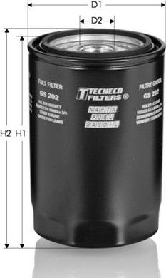 Топливный фильтр Tecneco Filters. Артикул GS202
